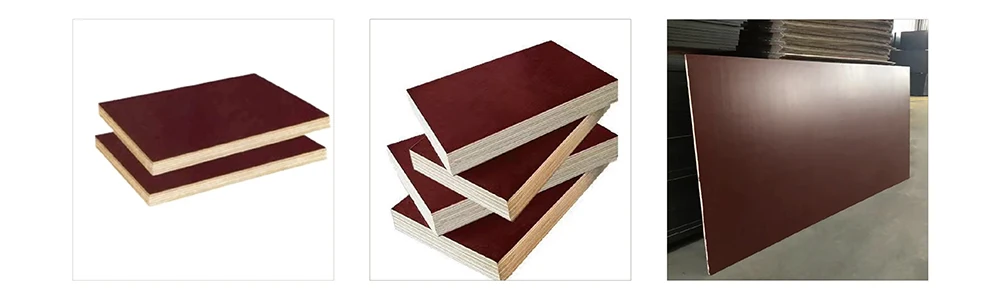 Eco-friendly brown film faced plywood sheets for construction and outdoor use