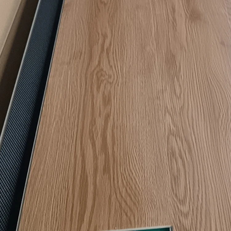 Vintage brown wood grain SPC flooring panel